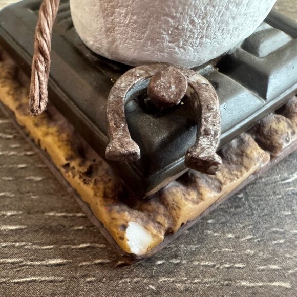 S'mores Midwest Christmas Tree Ornament Horseshoe Snowman Marshmallow - Picture 5 of 7